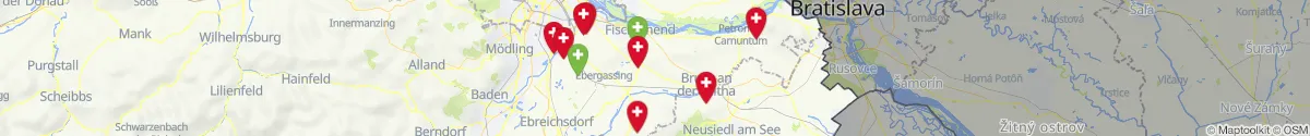 Map view for Pharmacy emergency services nearby Bruck an der Leitha (Niederösterreich)